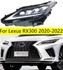 Автомобильные фары для Lexus RX300, светодиодные фары 20 20-2022, фары RX450 RX200, дальний свет, ангельские глазки, ходовые огни
