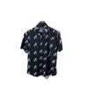 Yeni Erkekler Sıradan Gömlek Yaz T-Shirts Erkekler Kısa Kollu Polo T-Shirt Moda Tasarımcı Sıradan yaka nakış yakışıklı düğmeler gömlek