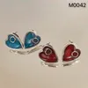 Street Hip Hop Stud Chic Heart Earring for Womens Classic Letter Earrings Sterling Silver Punk Ear Stud With Box