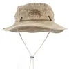 Gorra de pesca al aire libre, sombrero de cubo para hombre, gorra con estampado de letras para hombre, sombrero para el sol de algodón Retro de verano, sombreros de pesca en la jungla de Panamá, sombreros para papá 2205265051713