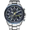 남자 시계 최고 럭셔리 비즈니스 쿼츠 시계 남성 방수 블루 엔젤 월드 크로노 그래프 캐주얼 스틸 밴드 시계 방수 220608