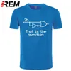 REM Summer Funny To Be Or Not To Be Electrical Engineer T-Shirt Cotton Short Sleeve T Shirt 220323