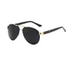 Luxus Männer Retro Sonnenbrille Designer Sonnenbrille für Frau großen Rahmen Uv400 Schutz Pilot Sonnenbrille