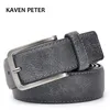 Accessori per uomo Cintura in pelle da uomo Cintura per pantaloni Cinture casual eleganti con nero grigio marrone scuro e colore 2204022341201