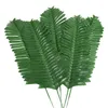 장식 꽃 화환 10/20Pcs 열대 인공 식물 Sago Cycas 잎 흩어져 꼬리 모조 고사리 식물 잎 홈 파티