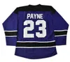 C26 NIK1 Męskie Retro Martin Payne Morris Brown College Hockey Jersey Niestandardowy dowolny numer i nazwisko