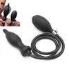 Erotiska Anal Toys Uppblåsbar silikon Butt Plug 4 Styles Vaginal Prostate Massager Dildo Sexiga produkter för vuxna