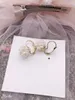 Stud Natural Mini Pearl Ręcznie robione eleganckie kolczyki z 14 -karatowym mosiężnym klipem koreański Koreański