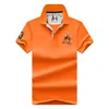 100% bomulls andas kvalitet herr sommarmän mode golf toppar polos skjortor man gul casual kort ärm man polo skjorta d220618