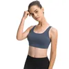 Yoga Women Bra Adjustable Straps and Buckles High Strength Shockproof Sports Tank Top Underwear with Removable Cups Sexy Vest L014