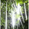 Cordes 110V décor de noël chaîne lampe 20cm 30cm 50cm pluie de météores 8 Tubes LED lumières étanche pour intérieur extérieur LED