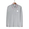 Herenpolo's Herenpoloshirts met lange mouwen Designershirt Borst Geborduurde badge t Maat S/m/l/xl/2xl/3xl/4xl/5xl/6xl