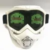 Bluetooth RGB Light Up Party Carnival Led Ski Goggles DIY LED Glasses Display Board Mask Screen Matrix Gift Toys 220707