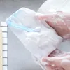 Sacchetto di schiuma a rete per la pulizia Sacchetti di sapone appendibili portatili Scrubber da bagno Schiume Reti Nastro colorato Sacchetto di schiuma Forniture pulite per il bagno