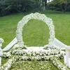 Wedding Decoration Round Cherry Arch Door Artificial Flowers With Shelf Sets For Party Stage Backdrop Diy Supplies