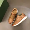 Zapatos de diseñador de lujo de alta calidad, zapatos casuales para hombres, zapatillas de deporte de piel de becerro, el interior de piel de vaca es muy cómodo ASDASDAWS