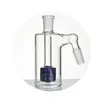 Cam Kül Catcher 14mm mini nargile cam bong su yakalayıcıları kalın berrak kabuklu ashcatcher 45 derece