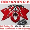 OEM Fairings for Ducati Panigale 899S 1199S 899-1199 12-16 هيكل السيارة 164NO.4 899 1199