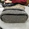 Shiny Rhinestone Makeup Bags Luxury Designer Chain Diamonds Cosmetic Bags Lady Handbag Fashion Cute Shoulder Crossbody Bag