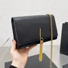 Tassel messenger tas vrouw handtas klassieke ketting crossbody tassen klep munt portemonnee schouderzak wallets sacoche multi pochette metaal