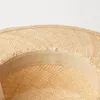 Wide Brim Hats King Wheat Fashion Lace Straw Sun For Women Summer Flat Top Beach Hat Outdoor Travel Sunscreen UV HatWide