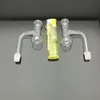 Smoking Pipe Travel Tobacco hookh bols Adaptateur de filtre en verre à angle droit 10mm