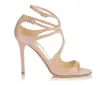 Słynne letnie kobiety sandałowe sandały wysokie obcasy zamszowe Strass Lance Ladie Ladies Gladiator Sandalias Party, Wedding, Bridal Origina-Box, EU35-43