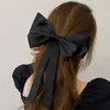 Solide kleur grote bowknots haarclips voor vrouwen meisje jurk suit school shirts decor barettes mode accessoires hoofddeksel