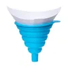 101pcs Paint Filter Paper Funnel Airbrush Disposable with Silicone For Car Spray Gun 220509