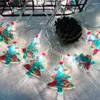 Juldekorationer Xmas DIY Candy Santa LED Gardin Ljussträng Träddekoration för hemfestårsgåvor Navidad DecorChristmas