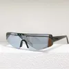 스키 직사각형 선글라스 패션 블랙 렌즈 작은 프레임 헤드 여성 남성 0003 디자인 평면 전체 렌즈 현대 정면 야외 쇼핑 그늘 에나멜 로고 케이스 포함