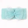 2022 Europa Infant Baby Gestrickte Haarband Spitze Bowknot Stirnband Candy Farbe Headwrap Kinder Warme Stirnbänder Kinder Haarbänder Haar Zubehör