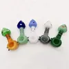 Cool Colorful Mushroom Pipes Art Pyrex Thick Glass Smoking Dry Herb Tobacco Filter Handmade Handpipes Portable Decorate Innovative Design Cigarette Holder