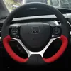 DIY Custom Leder Wildleder-Lenkradabdeckung für Honda 10. Generation Civic 19 CR-V Crider Accord XRV Vezel Car Accessoires