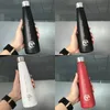 Bottiglia termica di personalizzazione per bottiglie d'acqua Tazza isolata sotto vuoto in acciaio inossidabile Boccetta per esterni Sport Shaker per proteine Bicchieri 220704