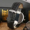 5 pezzi Set orologio da uomo confezione regalo braccialetto rals orologio al quarzo cinturino in pelle fibbia ad ardiglione braccialetti elastici maschili regalo pratico 220525