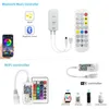 Şeritler Water geçirmez 10m/Rulo Bluetooth Kontrolör LED DC12V 5M 20M 30M 2835 RGB Esnek Şerit Şerit Diyot Bant Aydınlatılmış Şeritler