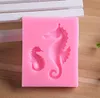 Siliconen Mold Seahorse Cake Fondant Mold Cake Decorating Gereedschap Vorming Chocoladevormen DIY Keuken Bakken Bakvormen SN3707