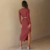 Women's Two Piece Pants 2022 Summer 2 Outfits For Women Long Sleeve Crop Top + Hip Skirt Shorts Fashion Ladies Sexy Solid Suit Set NTZ020