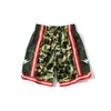 Mens Designer Shorts Masculino Moda Verão Calças de Praia Unissex Estilo Hip Hop Camuflado Padrão Algodão Calças Curtas Esportivas