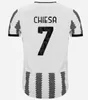 S-4xl Vlahovic Chiesa 22 23 maglia di calcio 2022 2023 Pogba di Maria Shirt calcistica da uomo Fan Fan Fan Player Versione