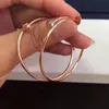 Factory wholesale luxury without drill nails earrings fashion hoop earring for women classic designer jewelry gifts