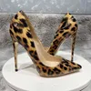 NoName Dress Shoes Null-Women's High Heels Fashion Leopard se personalizará 33-45Large 10cm 12 cm Tacón súper fino 9xfd Z6DI