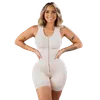 Kadın şekillendiricileri Sıkıştırma Çift Tam Vücut Aşama 2 Faja Sütyenli Kadınlar Understbust Shapewear Bodysuit Karın Kontrolü Belgebenerwomen's