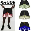 Nieuw modemerk RHU RHU Heren en dames shorts American Knee High Street Sports Casual groot formaat basketbalbroek in de zomer
