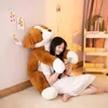 Cm Kawaii Long chat jouets en peluche peluche doux canapé coussin de dos bébé accompagnant poupées filles cadeaux d'anniversaire J220704