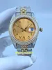 Orologio da uomo 6 stili 126334 116633 41MM quadrante arabo montre diamond acciaio inossidabile oro giallo acciaio bicolore movimento meccanico automatico orologio da polso da uomo