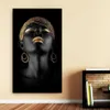 Canvas Painting Wall Art Pictures prints Black woman on canvas no frame home decor Wall poster decoration for living room21228308158