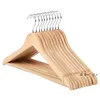 Multifunktionale Holzanzug Aufhänger Kleiderschrank Aufbewahrungskleidung Kleiderbügel Natürliche Finish Solid Folding Kleidung-Trocknen Rack Tuch von Sea Rra12687