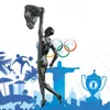 الكائنات الزخرفية التماثيل الرياضيين مجردة تمثال الراتنج شنقا قلادة الرياضة الرجل النحت الحديثة تسلق أرقام التسلق